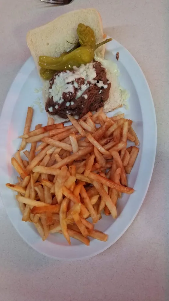 Pulled Pork Sandwich with Fries